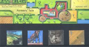 royal mail millennium stamps: farmers' tale